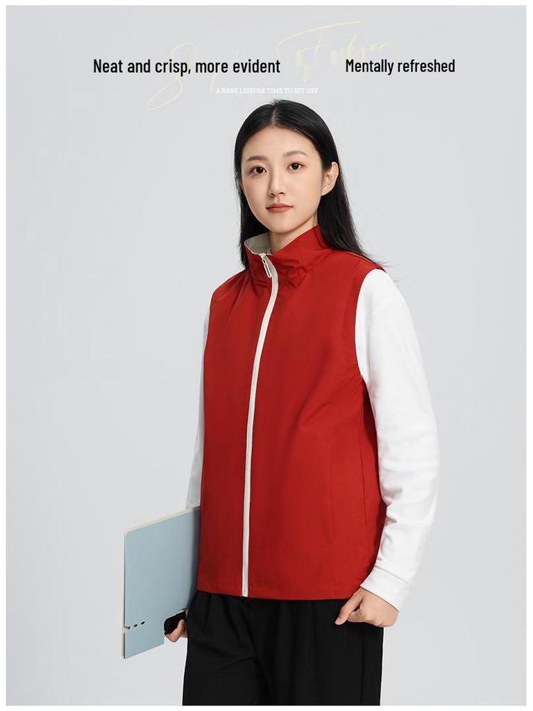 Outdoor High-End Custom Logo Vest - Three-Proof Casual Workwear Mountaineering Jacket
