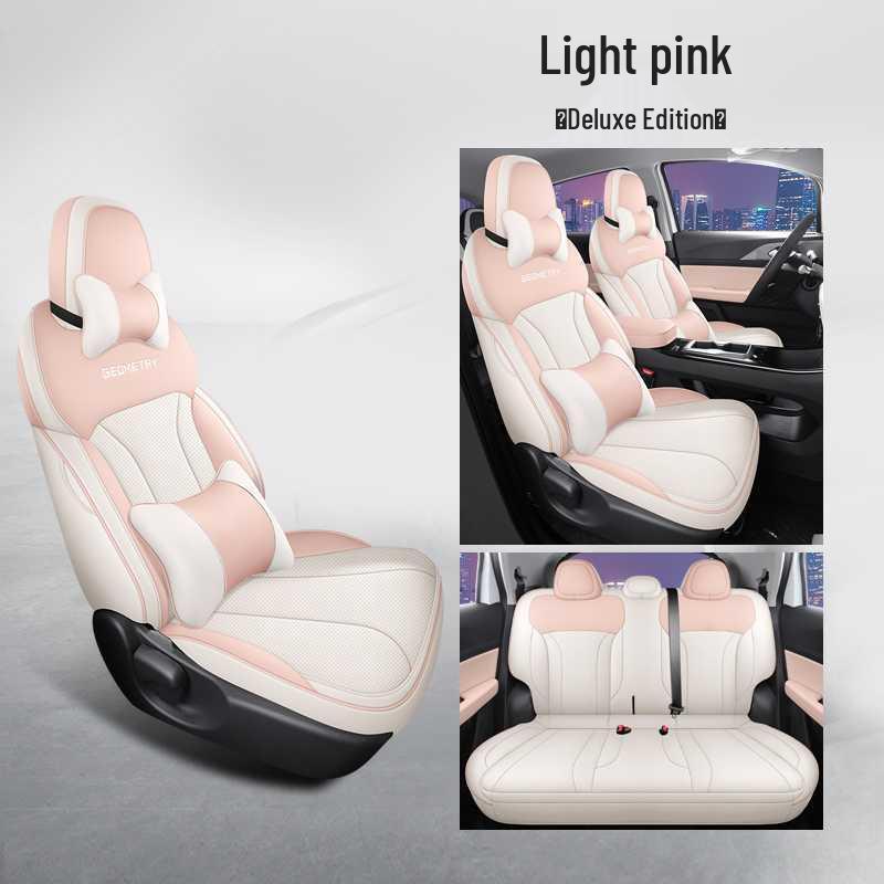 Jihe E Pokrowiec na siedzenie samochodowe Firefly Pełne pokrycie Uniwersalny - Specjalna skórzana poduszka na cztery pory roku
