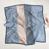 100% Silk Crepe Square Scarf Women Fashion Office Decorative Lace Neckerchief