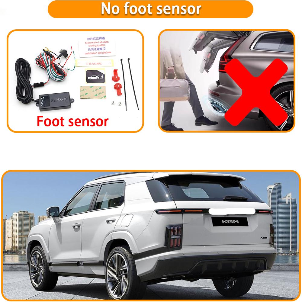 

ZJCGO for SsangYong Actyon KGM Torres 2022-2025 OEM Electric Automatic Powered Tailgate Power Liftgate System Car Trunk Lift Kit