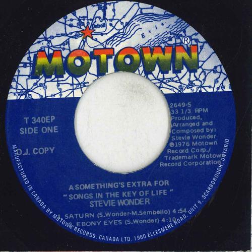 

7inch Record STEVIE WONDER - Songs In The Key Of Life T340EP Tamla 1980 Canada Soul/Funk Used