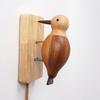 Housewarming Door Knocker Retro Wooden Woodpecker Easy Installation Pendant Doorbell  Gift