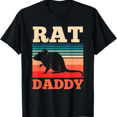 Rat Daddy Cute Animal Rats Lover Dad Father Papa Father's T-Shirt