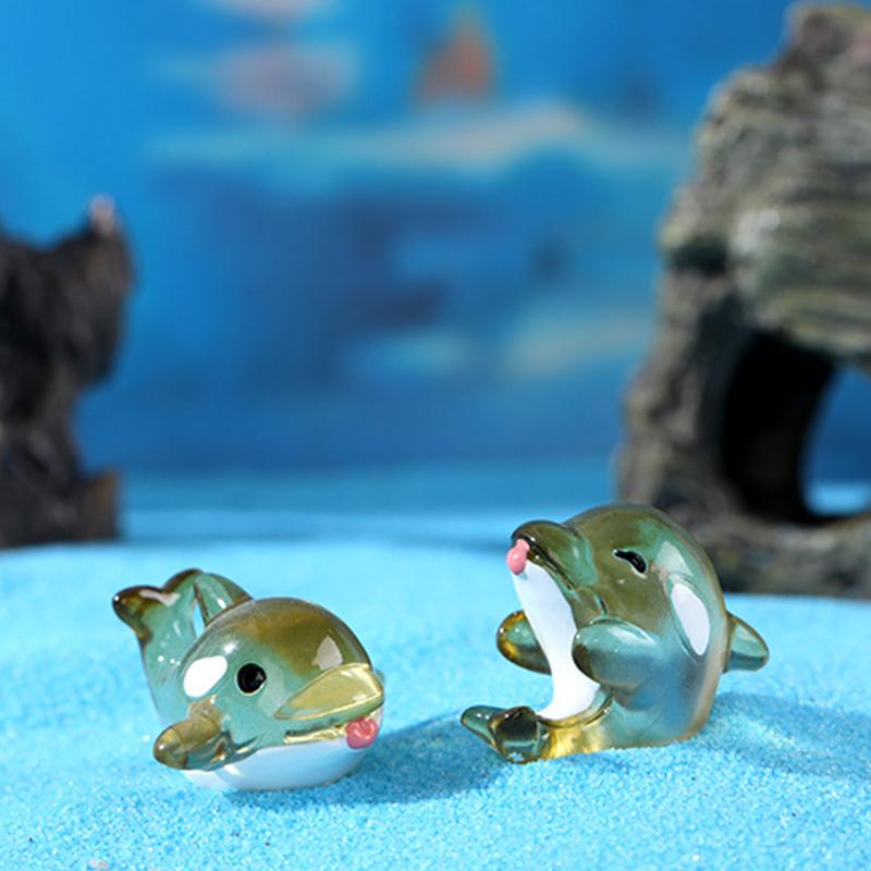 Meerestier Modell Ornamente Hai Wal Seefisch Modell Bonsai Figur Miniatur Aquarium Landschaftsornamente Mikro Dekoration