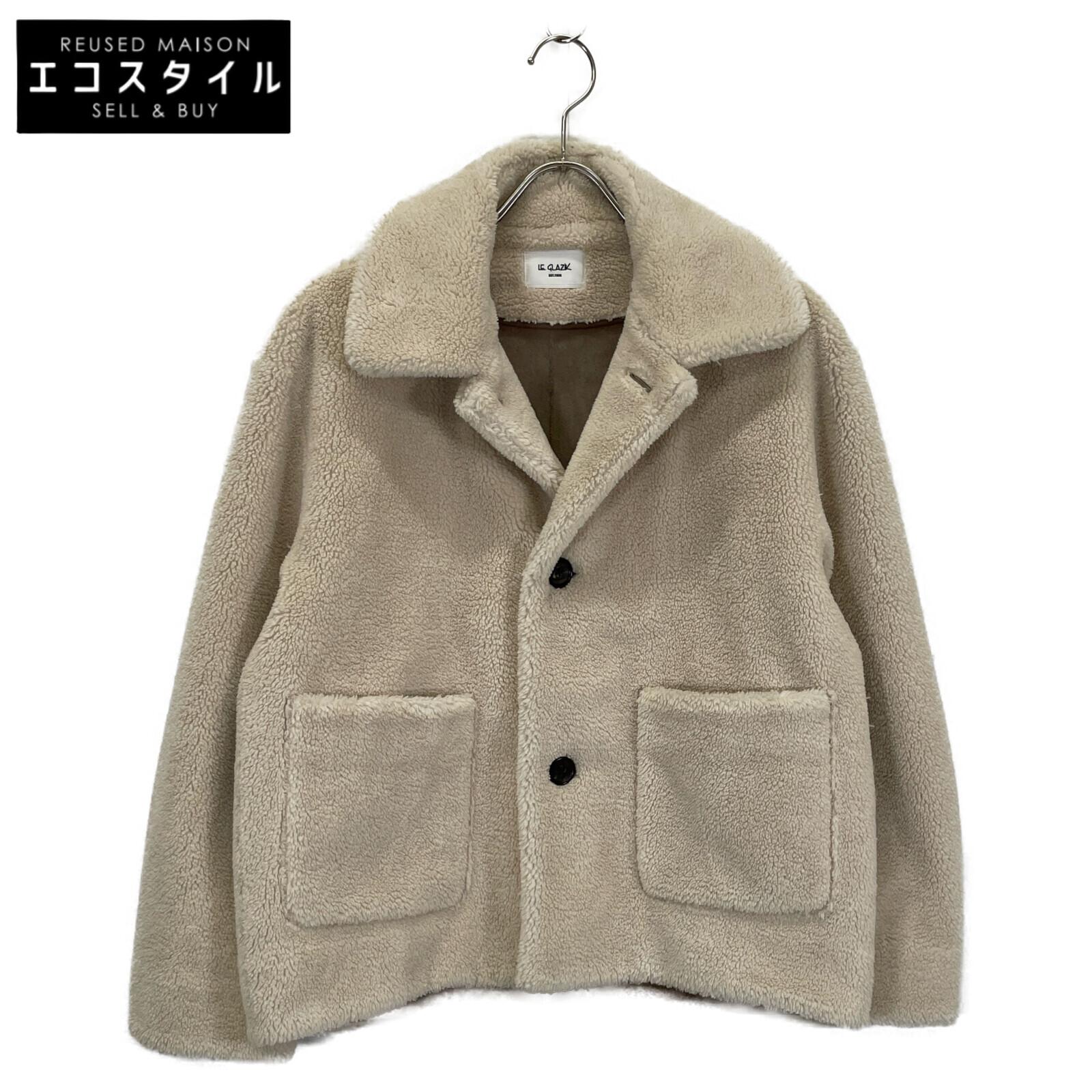 

LE GLAZIK Ivory LG-A0093 Boa Short Jacket Jacket 36 IvoryUsed