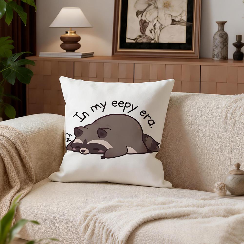 

Cute Little Raccoon Cushion Cover Cushion Cover Set 4Pcs 50x50 45x45 40x40 Pillowcase Decorative Sofa Home Decor 30X30cm