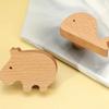 Children's Room Wooden Door Handles Animal Wood Furniture Handles for Cabinets and Drawers Knobs Kitchen Cupboard Wardrobe Pulls