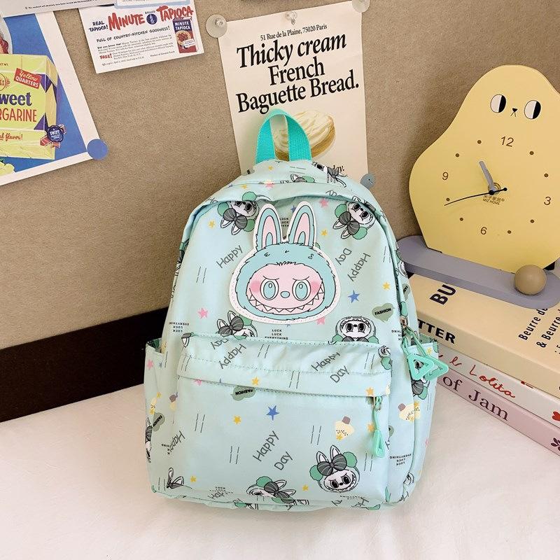 Labubu School Bag New Large-capacity Casual Versatile Primary School Students Lightweight Children's Backpack CLE