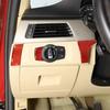 Red Carbon Fiber Headlight Switch Sides Trim Sticker For BMW 3 Series E90 05-12