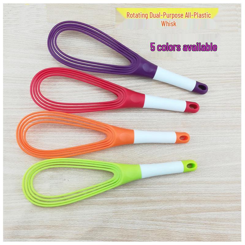 Ręczna Plastikowa Obrotowa Mieszarka Podwójnego Użytku do Kuchni i Pieczenia