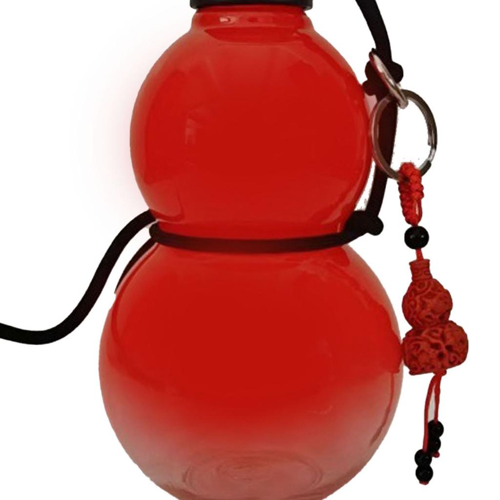 Gourd Style Water Bottle PC 800ml Insulated Chinese Retro Portable Sports Water Bottle for Men