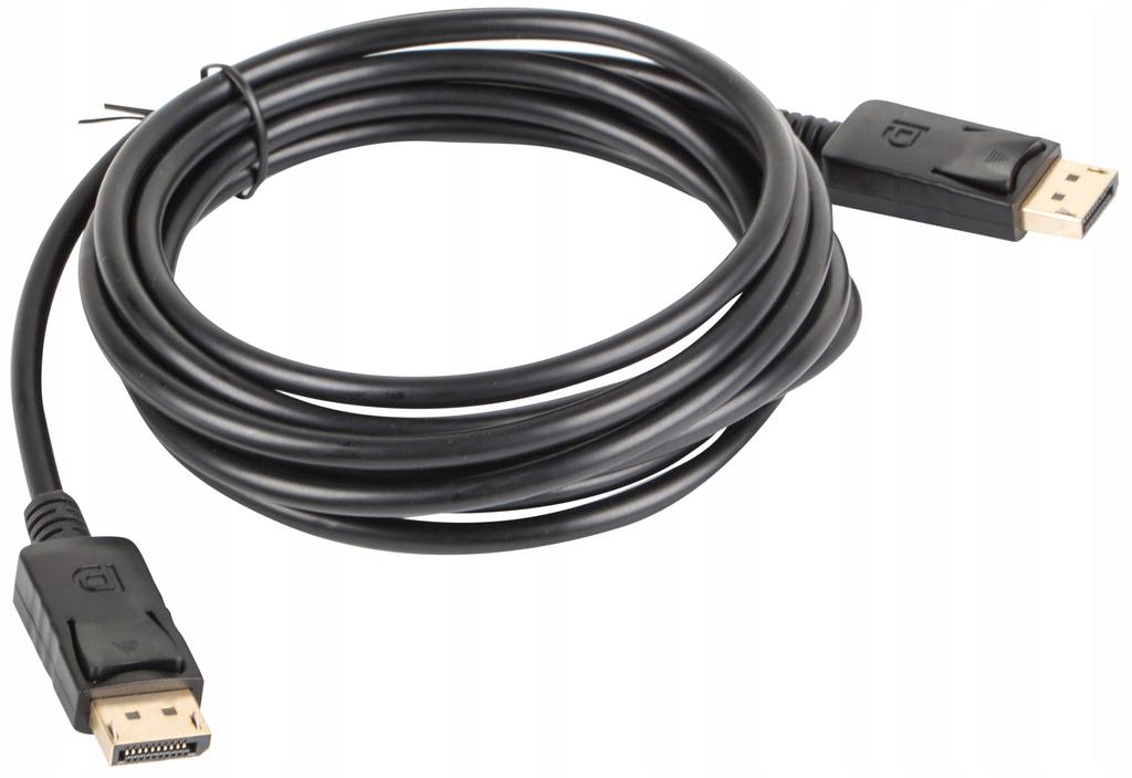Kabel DisplayPort Lanberg M/M 3m 4K v1.2 czarny