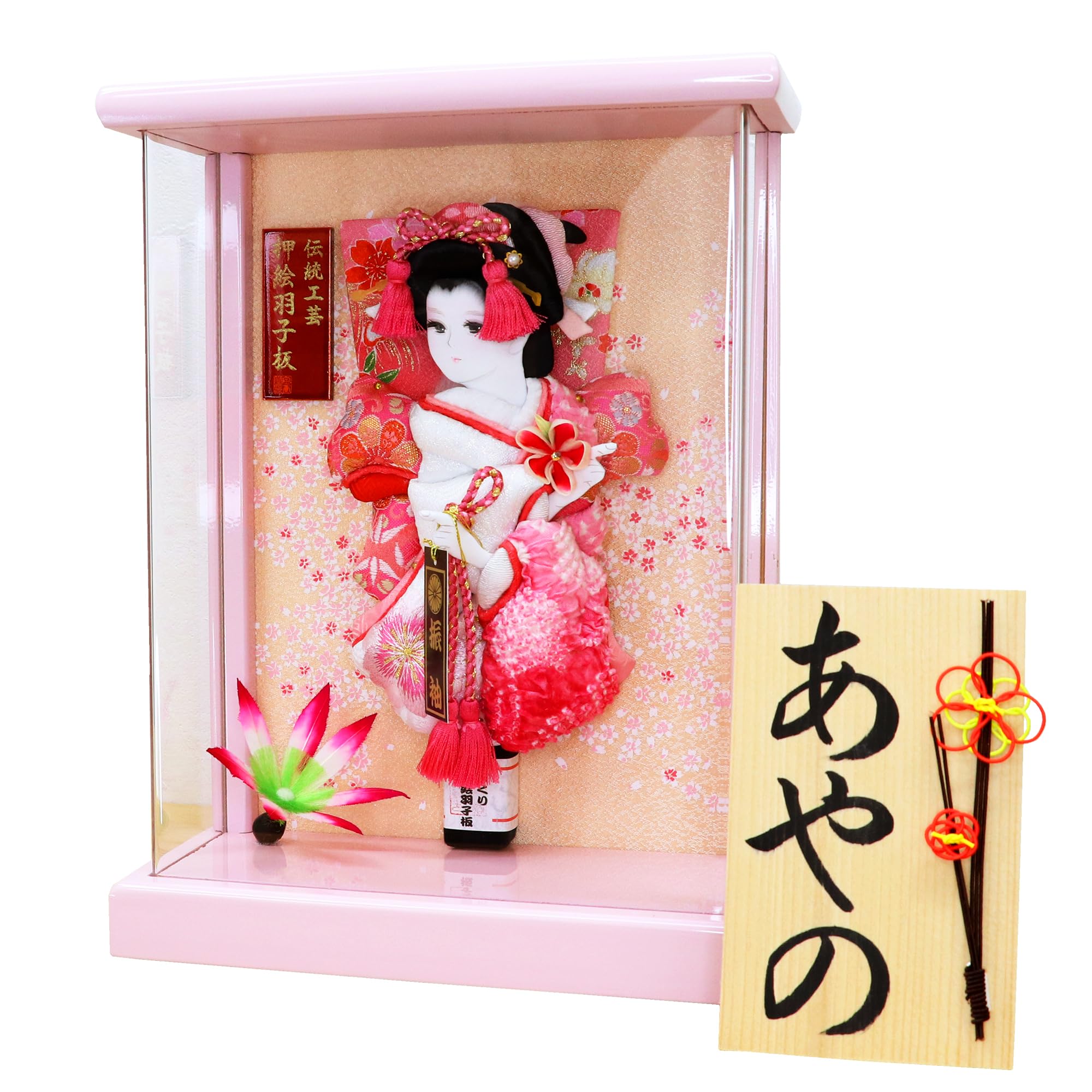 

Осака Чосейдо Хагоита (бадминтонная ракетка) Новогоднее украшение с персонализированной деревянной биркой (поставляется отдельно) Стильный Рин Пинк