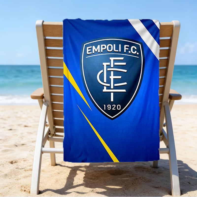 Football Empoli Crest Beach Towel - Soft, Absorbent Microfiber, Lightweight, Ideal for The Beach, Parties, Travel, Camping fan gifts