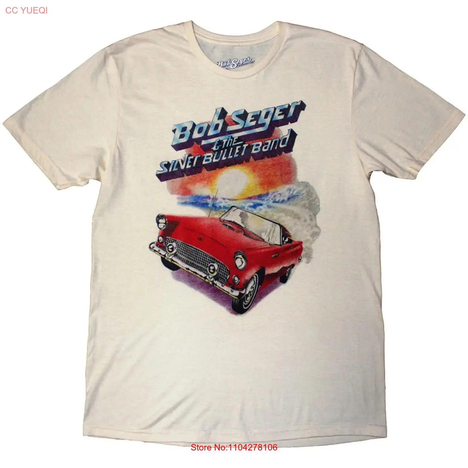 

Bob Seger The Silver Bullet Band Tour Official T Shirt Mens vintage Washed Stretched designer clothes fashion 5XL різнокольоровий