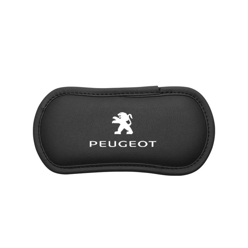 

Car Sticker 2025 Hot Leather Car Pillow Car Knee Pad Elastic Memory Foam Leg Pad For Peugeot 206 307 308 3008 207 208 407 408 40 чёрный