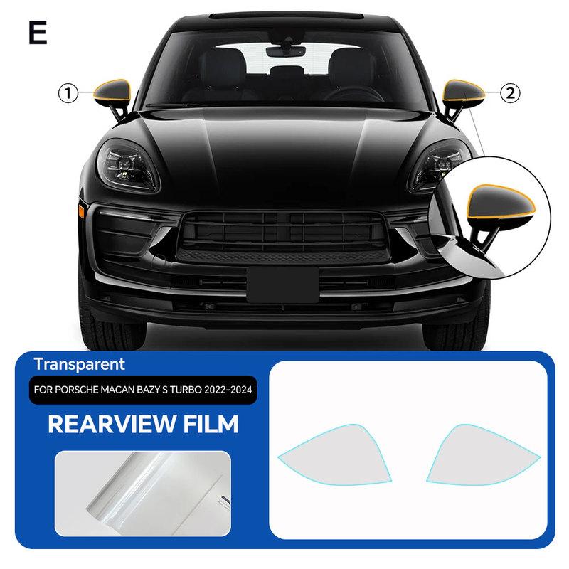 Headlight Rearview TPU Paint Protection Pre-cut PPF Clear Bra Anti-scratch Resistant For Porsche Macan Base S Turbo -2025