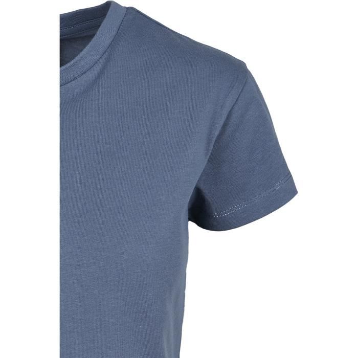 T-Shirt Basique Boxe Femme - URBAN CLASSICS - Bleu - 100% Coton - Manches Courtes - Regular