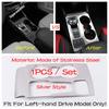 Central Console Gear Shift Panel Frame Decoration Cover Trim For Ford Focus MK4  - 2025 Stainless Steel Interior Accessories