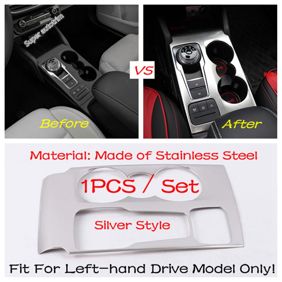 Central Console Gear Shift Panel Frame Decoration Cover Trim For Ford Focus MK4  - 2025 Stainless Steel Interior Accessories