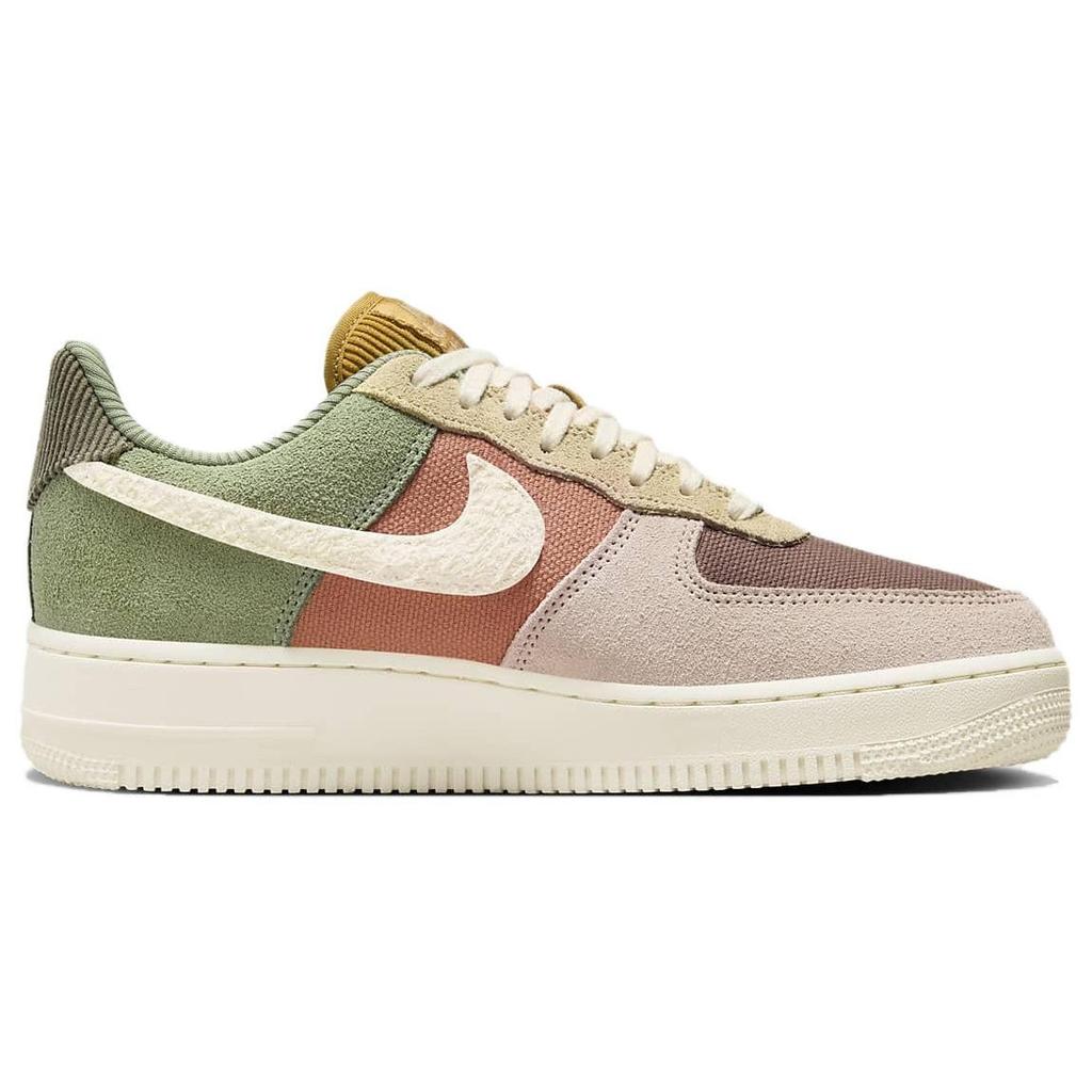 Nike Air Force 1 07 LX Verde Petrolio Terra Blush Sneakers da Donna Marrone Sesamo Avorio Pallido FZ3782-386