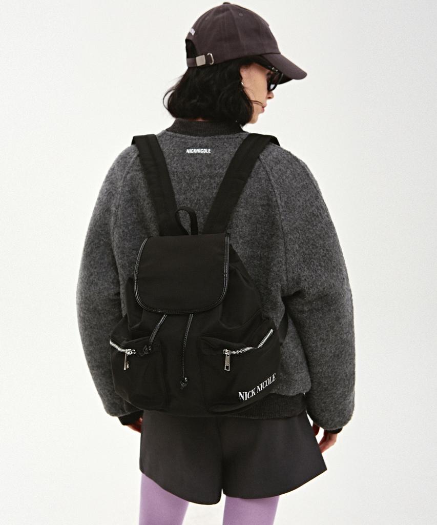 Nick&Nicole Nicole Two Pocket Rucksack_Black
