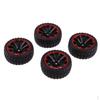 4Pcs Rubber RC Racing Tires Car On Road Wheel Rim For 1/10 HSP HPI Redcat Traxxas