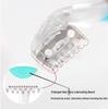 Unisex White Tiger Pubic Hair Razor & Trimmer with Styling Template for Men and Women