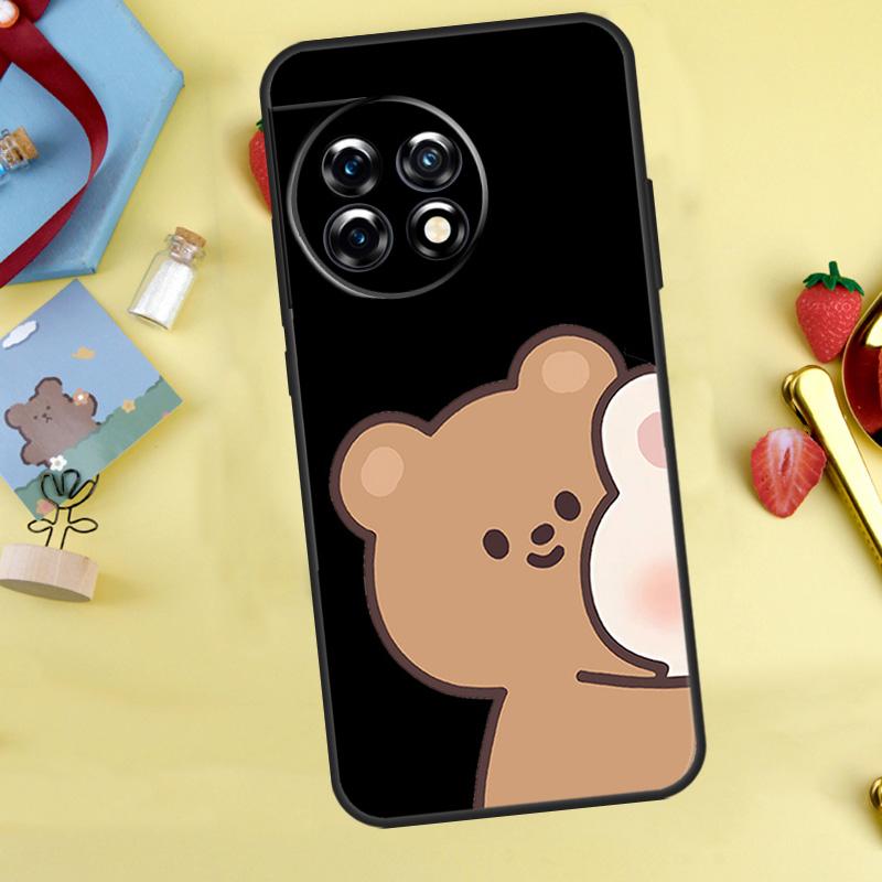 Funny Animal Dog Cats Tiger Couple Case For OnePlus 15 13 12 11 10 9 13T 13R 12R 10R 10T 8T Nord 5 CE 4 3 2 Lite N20 N30 Cover