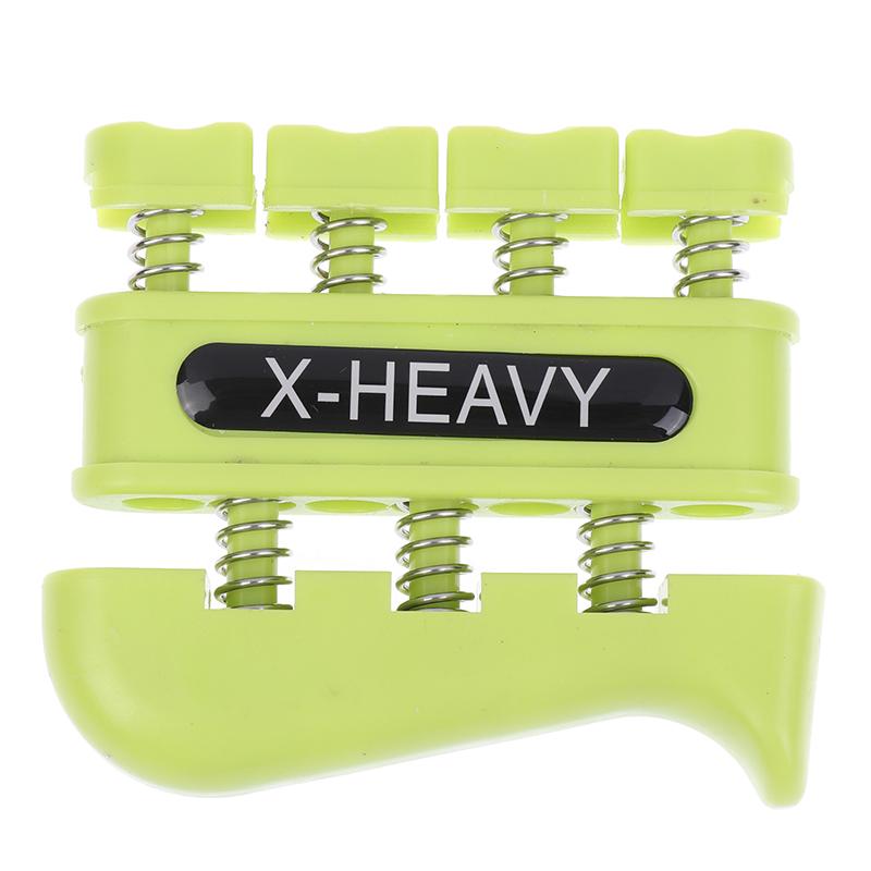 Двуручный тренажер для пальцев, двусторонний кистевой эспандер, тренажер для пальцев гитариста, реабилитационный сегментарный тренажер для кисти зелёный