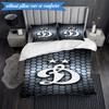 3PCS Dynamo Moscow Football Club Bedding Set 2D Printing (Includes 1 Duvet Cover + 2 Pillowcases Coreless), Bedroom decor,Fan gift