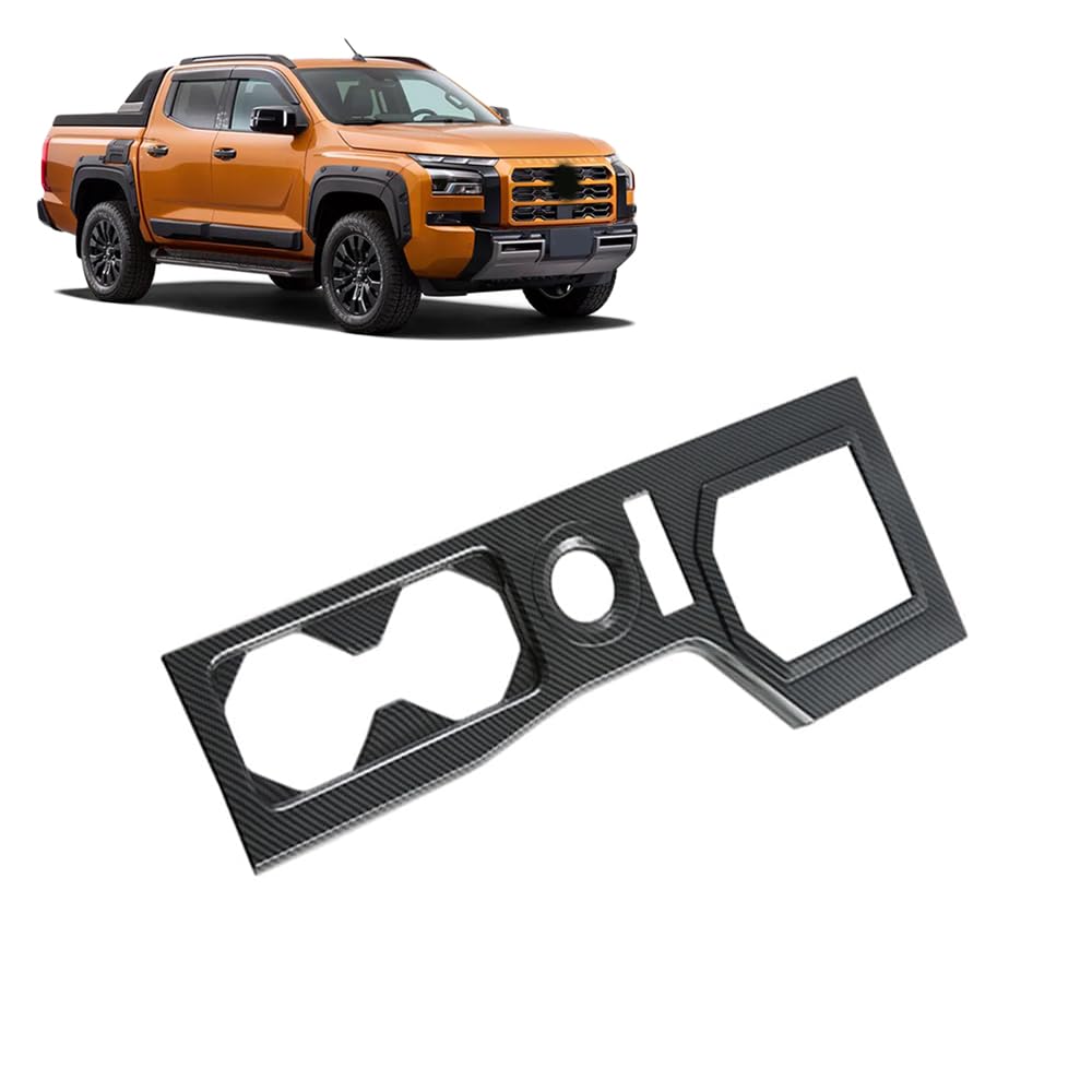 

For the New Triton L200 LC2T GLS GSR 2024 Custom Parts Shift Panel Trim Frame Carbon Fiber Interior Parts Easy Installation Triton Accessories