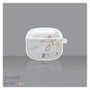 Line flower bear for AirPods pro1/1/1 generation apple bluetooth wireless headset cover cartoon soft case
