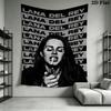Lana Del Rey Wandteppich Ästhetisches Wandbehang Gedruckter Stoffdecke Dekorative Wandteppiche für Schlafzimmer Wohnzimmer Heimdekoration