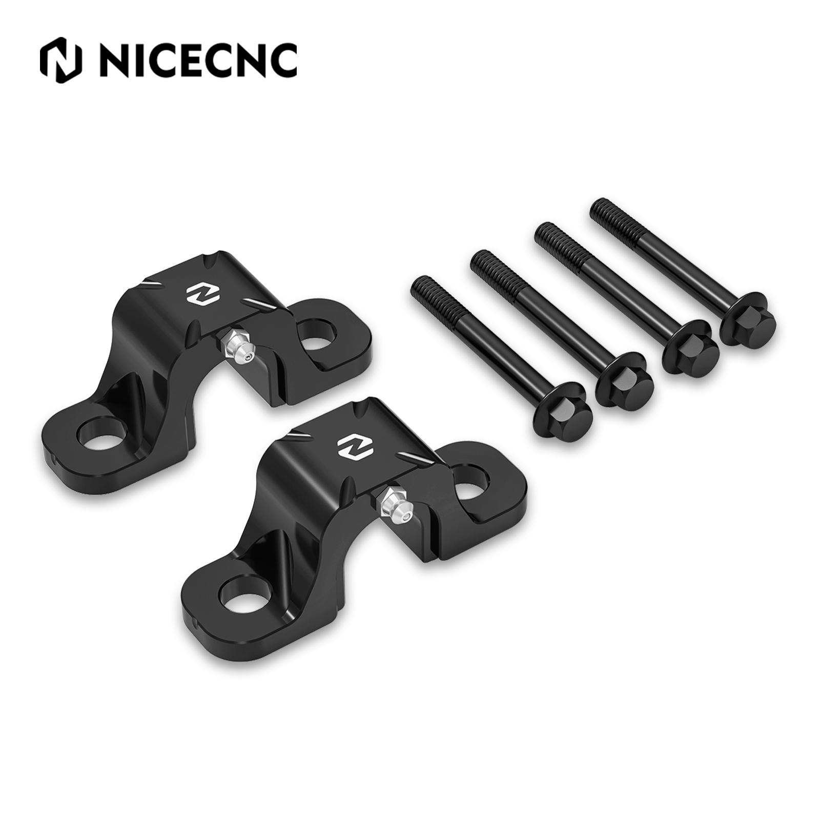 NICECNC Aluminum Billet Front Sway Bar Brackets For CAN AM Maverick X3 4x4 Turbo DPS XMR XRS SMART-SHOX Max R RR UTV Accessories чёрный