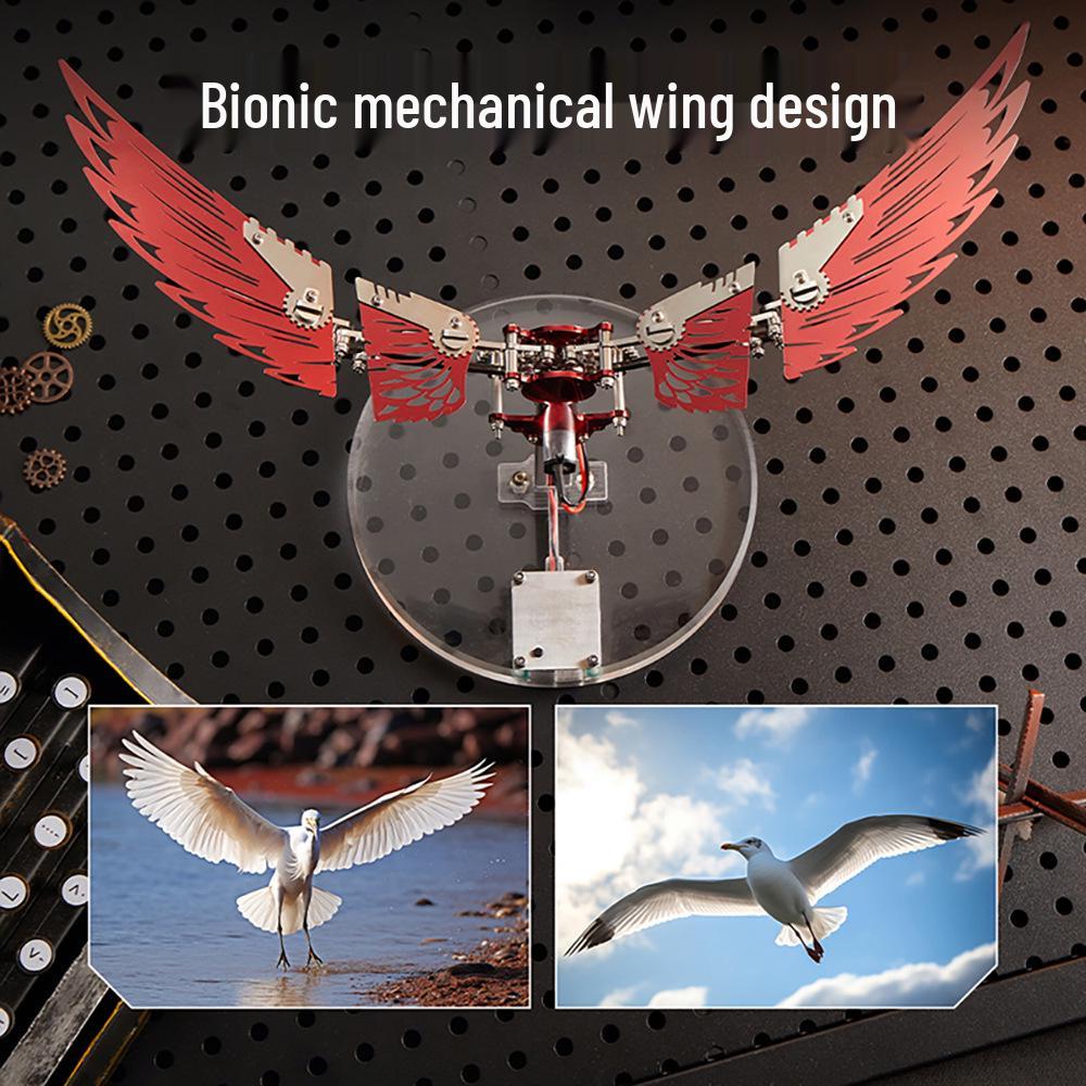 Bumblebee Phoenix Metal Flapping Wing Model Puzzle – High Difficulty Creative Gift Toy