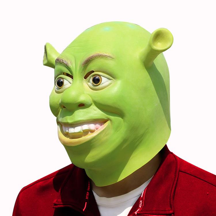 Halloween Shrek Mask Latex Mask for Masquerade Party Fun Shrek mask Headgear