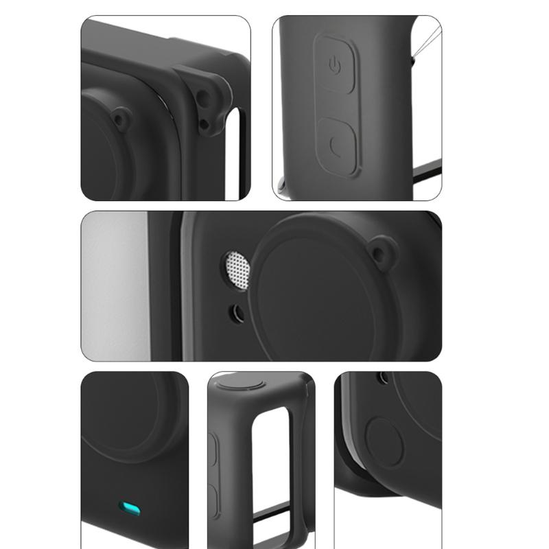 Shockproof Silicone Protective Cover Shell For Action Cameras Portable Design With Anti Scratch Surfaces And Secure Grip