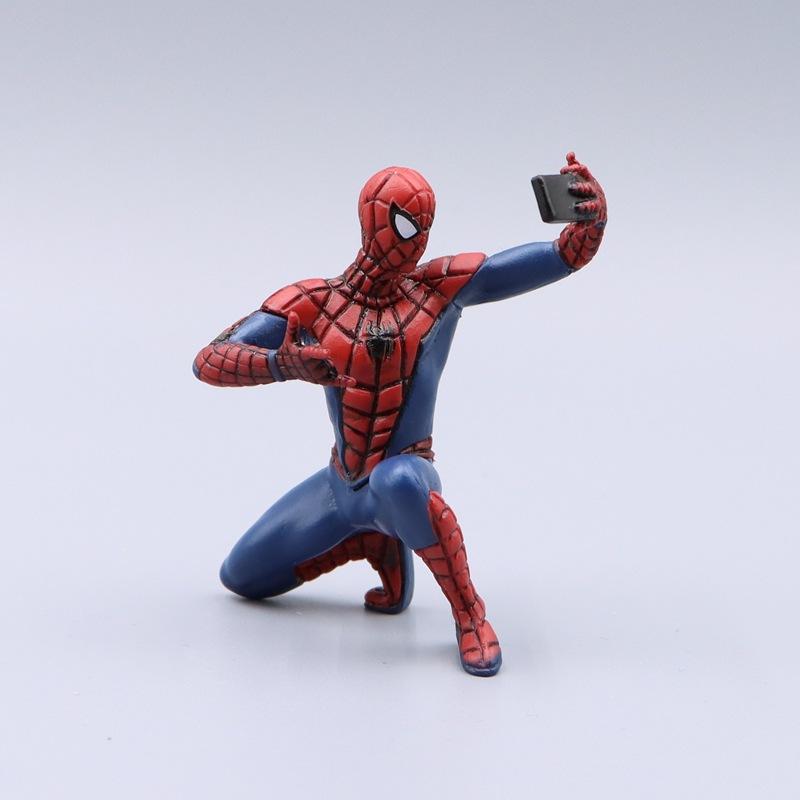 

Spider Man Superhero Spiderman 7-9Cm Anime Action Figurine Spider-Man Collection Small Toy For Kidss Model Kids Gifts