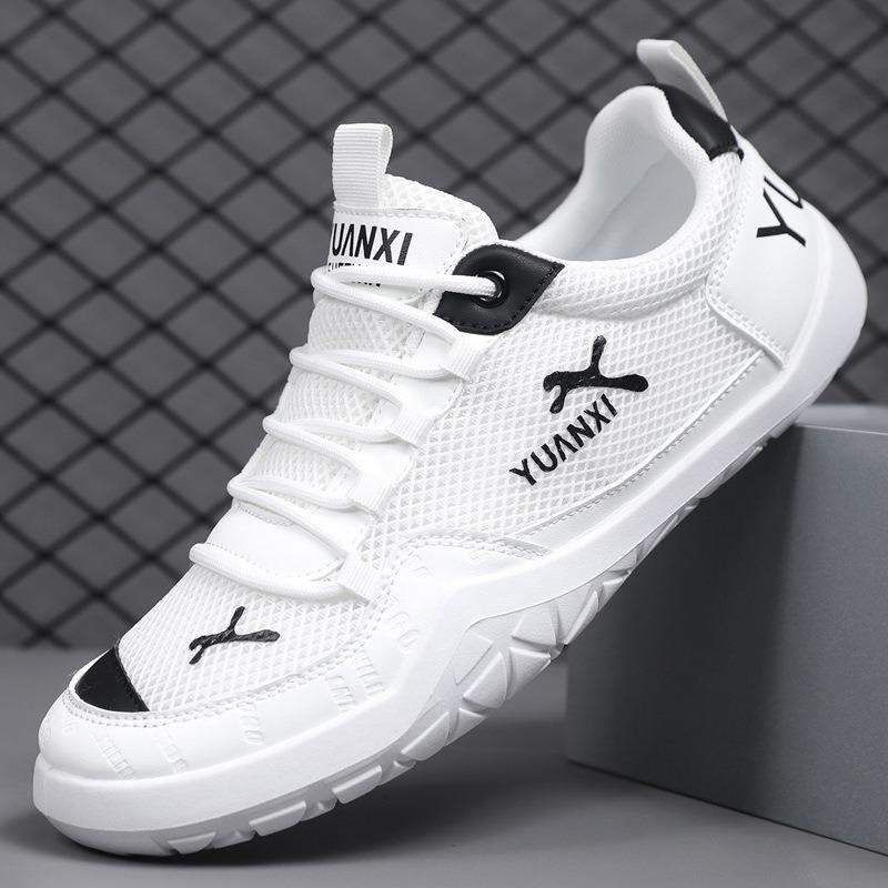 Trendy Brand Men's Shoes Summer Mesh Breathable Casual Sports Shoes Men's Ultra-light Soft-soled Running Trendy Shoes