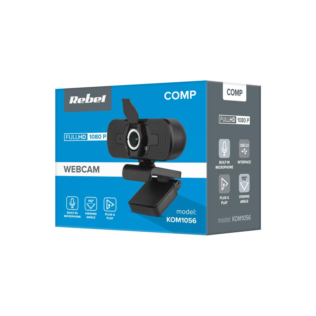 Webcam with microphone Full HD 1080p Rebel lesson camera