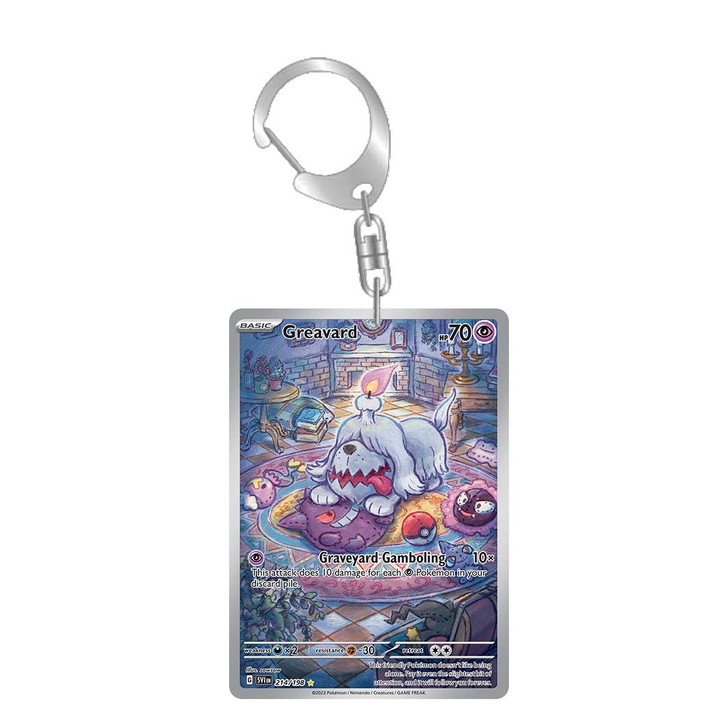 Anime Acrylic Keychain for Diancie Gardevoir Leafeon Milotic Eevee Evolutions Team Rocket Card Key Ring Self-Made Bag Pendant