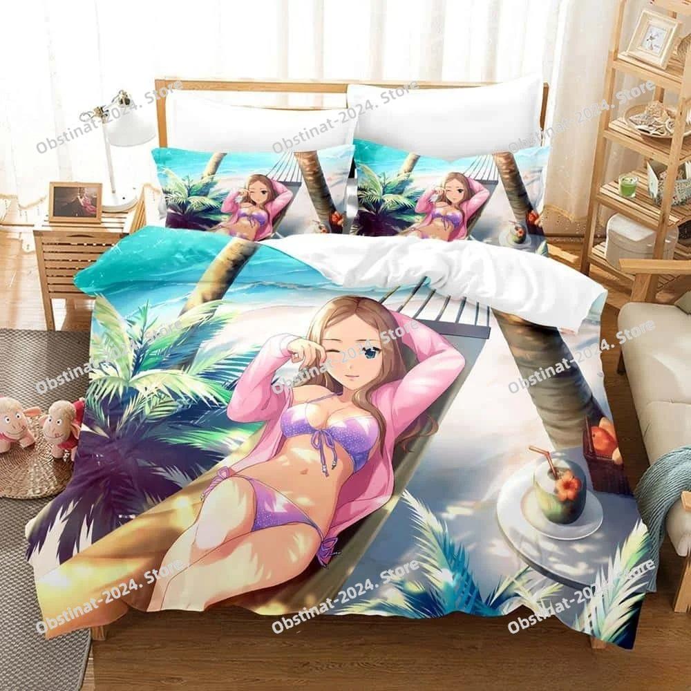THE iDOLM@STER Cinderella Girls Starlight Stage Bedding Set 3D Printed Anime three-piece set Adult Kid Bedroom Duvet cover Sets