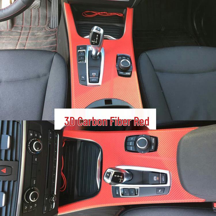 Samolepky z uhlíkových vláken na středový panel řazení pro 11-17 BMW X3/X4 interiér