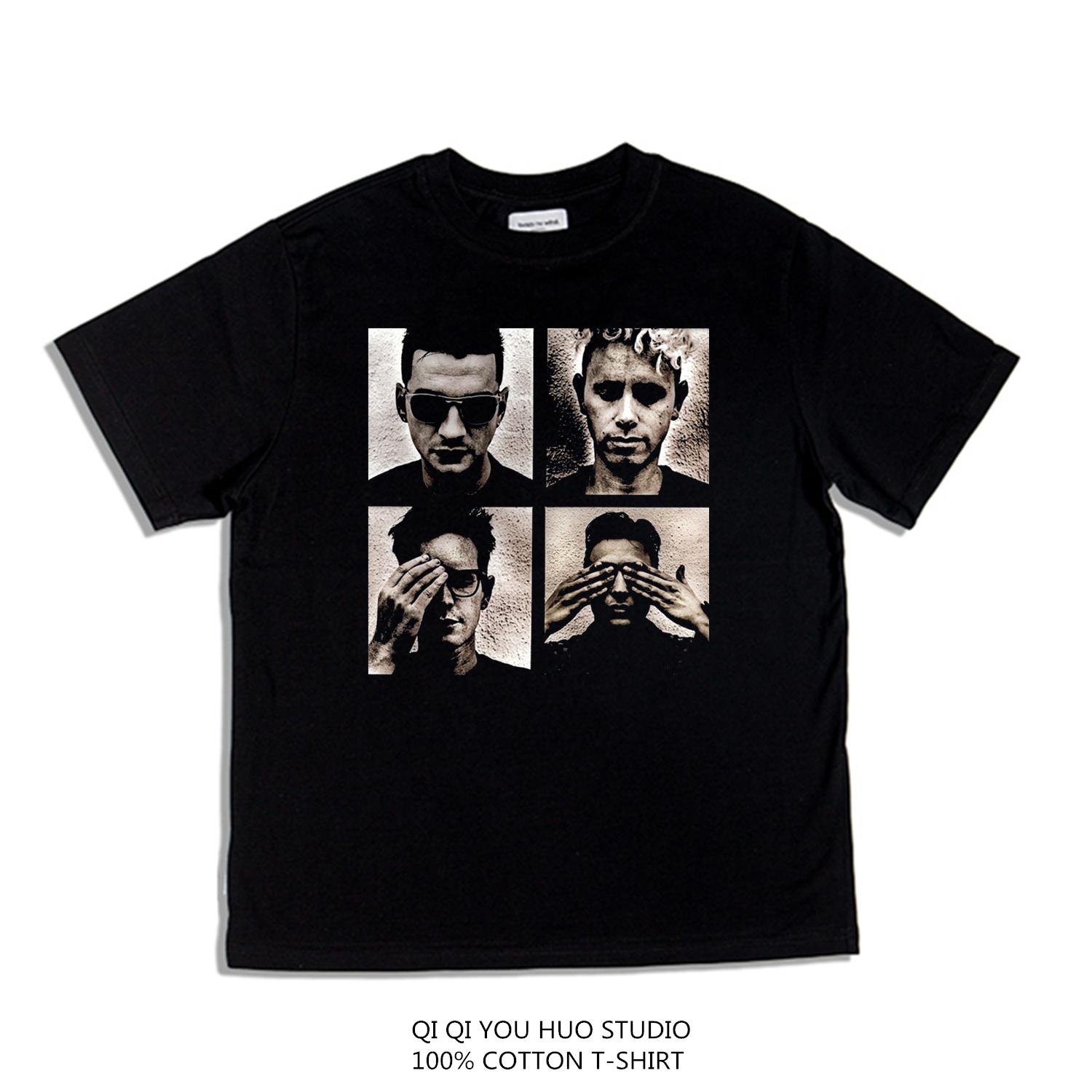 The best product for you 2025 Heren Dames T-shirt Casual Depeche Negative Schedel Mode T-shirt Grafisch Oversized Sport Tops Kleding Streetwear Tops XL