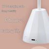 Portable Rechargeable 36W Nail Lamp - Quick Dry Lotus Lamp for Adhesive Nail Tips