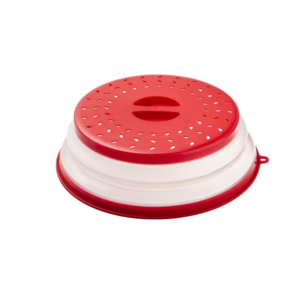 Oil-proof Microwave Splatter Cover Splash-proof Heat Resistant Food Splash Protection Lid Retain Fresh with Steam Drain