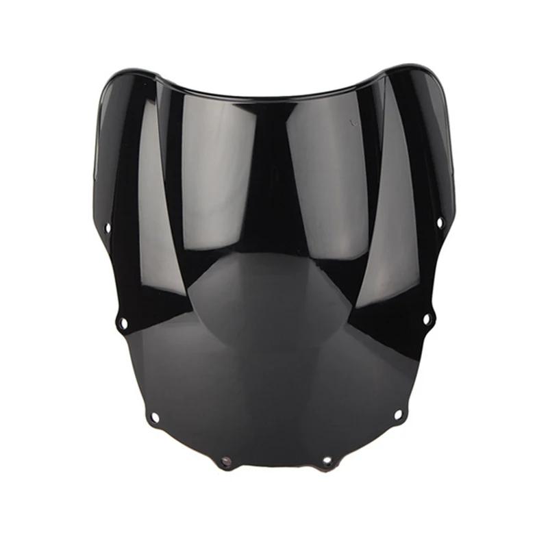 Motorcycle Screen Double Bubble Windshield Deflector Protector WindScreen For Kawasaki ZZR400 ZZR600 ZZR 400 ZZR 600 1993 - 2007