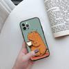 IR4 Capybara Cute Shell for Samsung Note 20 10 S25 Plus Ultra Lite A51 A52 A53 A71 A72 A73 M20 M30 M21 M31 M51 A11 A70 A56 A26