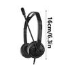 Stereos Headphones with In Line Control Wire USB Headsets with Mics for Office Teaching and Gaming Wire Earphones